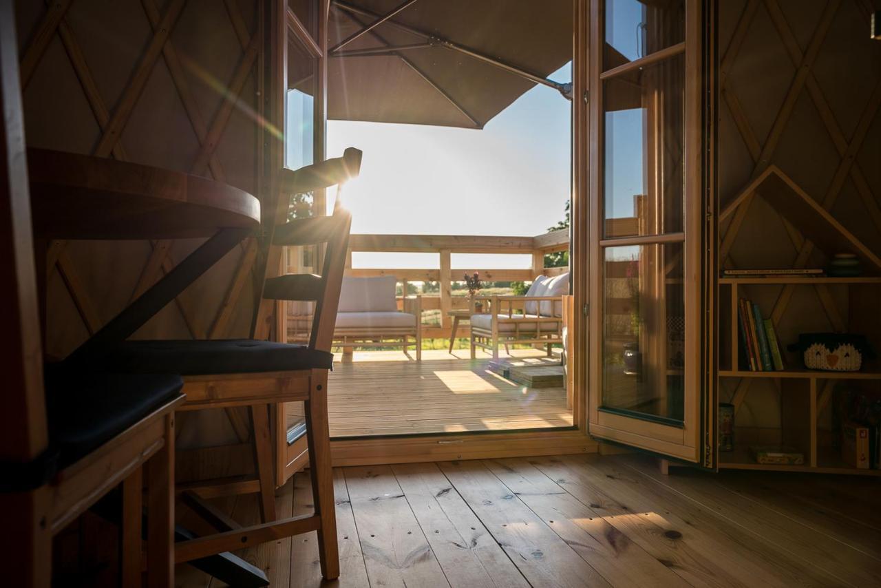 Siedlisko Pod Krukiem - Jurta Apartment Rosochaty Rog ภายนอก รูปภาพ